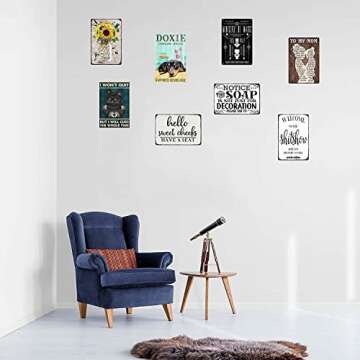 Dachshund Dog Doxie Cuddling Service Happiness Begins Here Metal Signs Funny Metal Tin Sign Vintage Retro Sign For Home Coffee Wall Decor 8x12 Inch