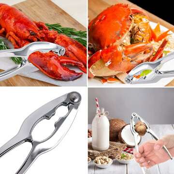 9Pcs Seafood Tools for Crab & Lobster Lovers