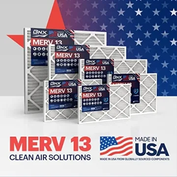 BNX MERV 13 Air Filter - Superior Allergens Protection