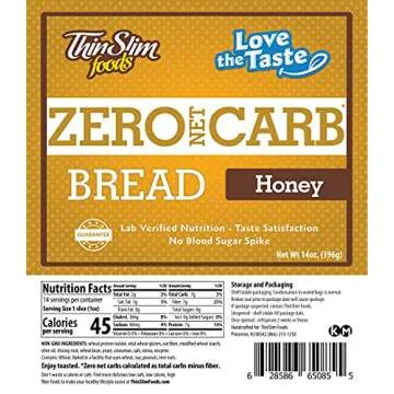 ThinSlim Foods Keto Bread | Zero Net Carbs & Delicious Taste