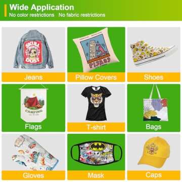 CenDale 1000G White DTF Transfer Powder: Hot Melt Adhesive Digital DTF Powder for Sublimation, Ideal for All Fabrics Including Jeans and Cotton T-Shirts, Compatible with DTF and DTG Printers