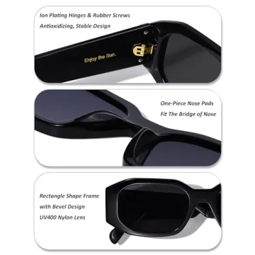 Roneyee Trendy Sunglasses with UV Protection for All