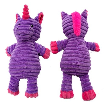 Jalousie 5 Pack Plush Dog Squeaky Toys Bundle for Play