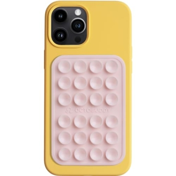OCTOBUDDY - Silicone Suction Phone Case Adhesive Mount - Hands-Free, Strong Grip Holder for Selfies ...