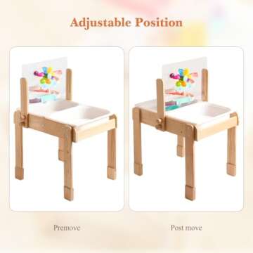 bopoobo 4 in 1 Sand & Water Table for Kids