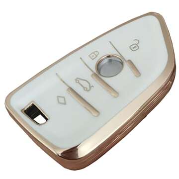 MEKDAR for BMW Key Fob Cover Key Protective Case Holder Fit for BMW Mini Cooper F54 F55 F56 F57 F60 ...