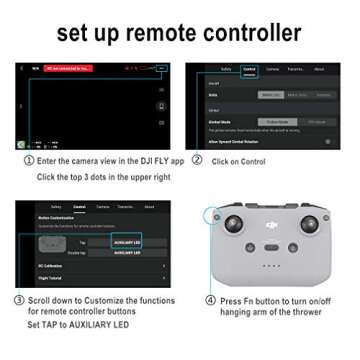 Hanatora Payload Airdrop Release Drop Device for DJI Air 2S,Mavic Air 2 Drone,Clip Delivery Transport Dropper,Wedding Fishing Bait Search & Rescue Kit Accessories