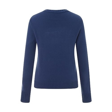 MALCIKLO Vintage American Flag Women’s Sweater Perfect Fit