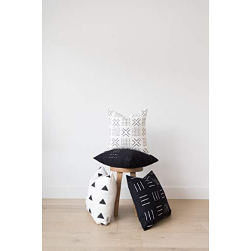 Stylish 18x18 Decorative Pillow Covers Set - Woven Nook