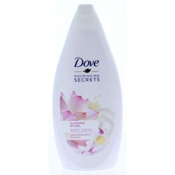 Dove Body Wash with Lotus Flower Extract & Rice Water – Luxurious Cleansing Experience