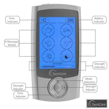 Tens Unit Muscle Stimulator 24 Modes EMS Pulse Massager Machine Device Neck Back Leg Shoulder Pain Relief with Lower Back Massager Belt