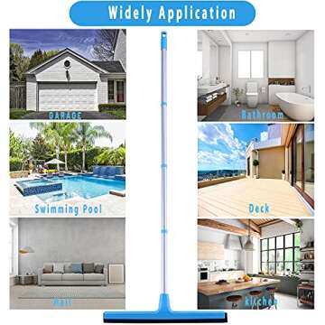 ANLIZY Adjustable Floor Squeegee - Effortless Cleaning Tool