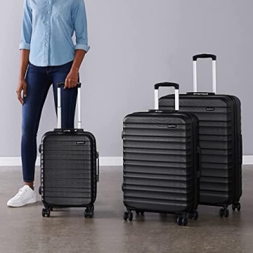 Amazon Basics Stylish 3-Piece Luggage Set with Wheels