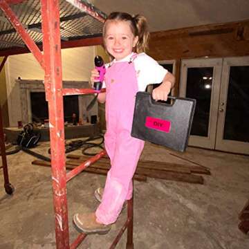 DIY My First Power Drill Set for Girls - 60 Pieces