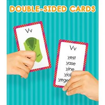 Carson Dellosa Phonics Flash Cards for Kids Ages 4-8, Sound Recognition Skills With Vowels, Consonants and Common Blends for Preschool, Kindergarten, ... 4+ (54 Cards) (Brighter Child Flash Cards)