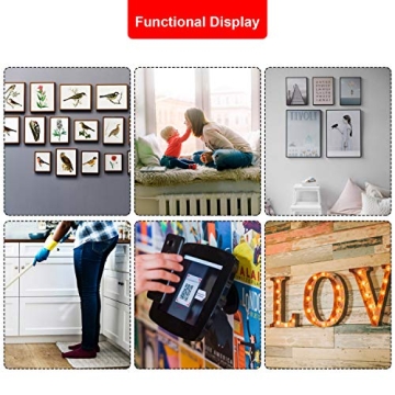 24 Pairs Black Round Hook and Loop Dots for Home & Office