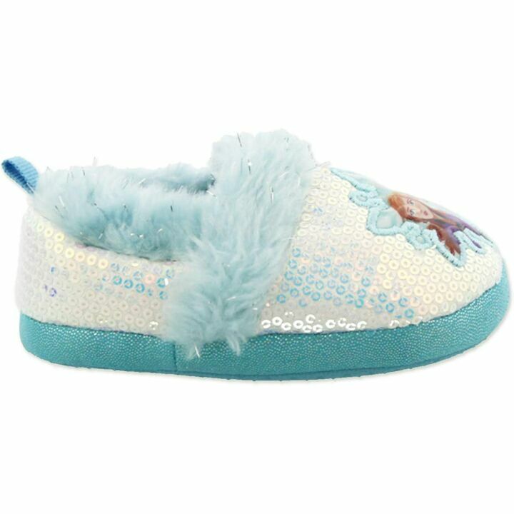 Frozen 2 Elsa Anna Toddlers Plush A-Line Slippers