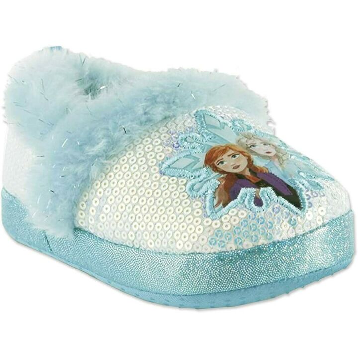 Frozen 2 Elsa Anna Toddlers Plush A-Line Slippers