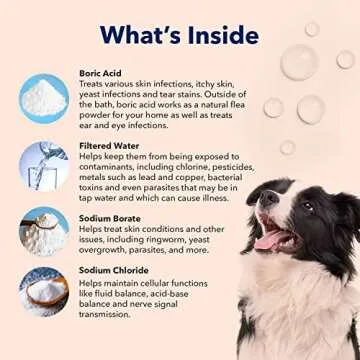 Gentle Eye Wash for Dogs - Tear Stain Remover & Infection Aid