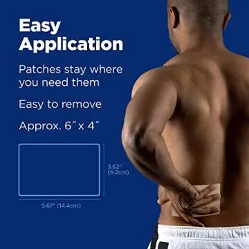 Salonpas Pain Relieving Patches for Fast Relief 6 Count