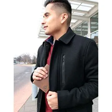 WANDERINGS Leather Travel Wallet with Passport Holder - 5.5" x 4" - Genuine Leather Case with RFID Blocking for Men and Women - Folding Wallet for Passports