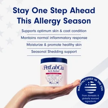 PetLab Co. Itch Relief Chews for Dogs - Skin and Coat Support