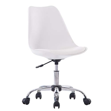 Porthos Home Yui Armless Office Chair - Stylish, Adjustable & Comfortable