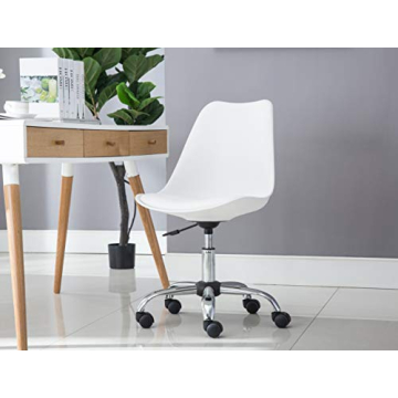 Yui Armless Office Chair Adjustable Stain-Resistant