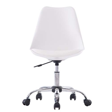 Yui Armless Office Chair Adjustable Stain-Resistant