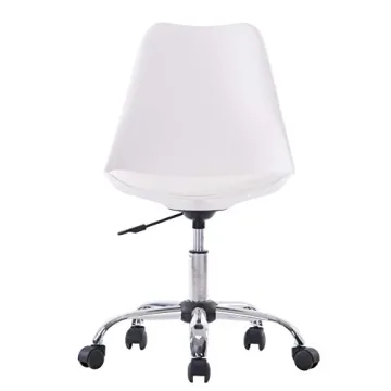 Yui Armless Office Chair Adjustable Stain-Resistant