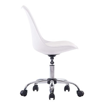 Yui Armless Office Chair Adjustable Stain-Resistant
