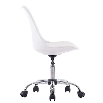 Yui Armless Office Chair Adjustable Stain-Resistant