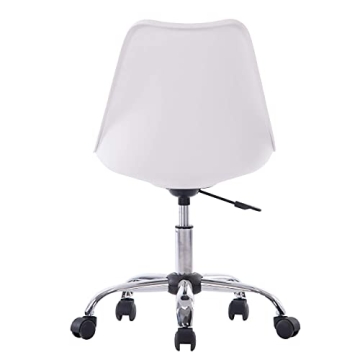 Yui Armless Office Chair Adjustable Stain-Resistant