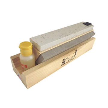 Dan's TRI-8 Genuine 3 Stone 8" Tri-Hone Sharpening System with Honing Oil and Guide