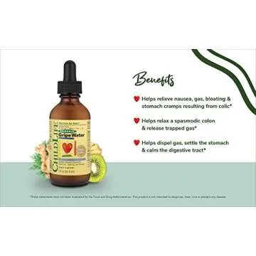 CHILDLIFE ESSENTIALS Organic Gripe Water for Babies - Gripe Water Newborn, Gas Drops for Newborns, B...