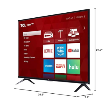 TCL 40-inch 1080p Smart LED Roku TV - Affordable Quality