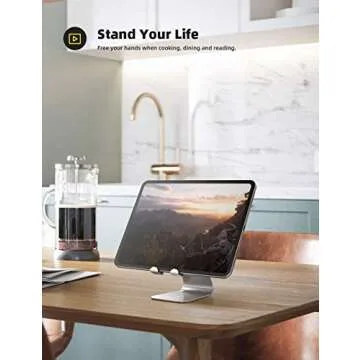Lamicall Multi-Angle Tablet Stand for iPad and Phones
