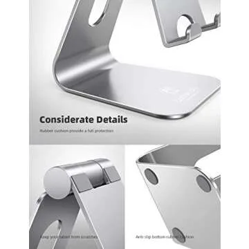 Lamicall Multi-Angle Tablet Stand for iPad and Phones
