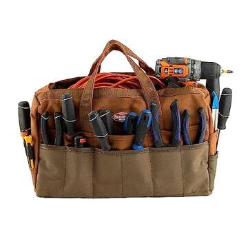 Bucket Boss - Rigger’s Bag - Duckwear, Tool Bags - Original Series (60001), Brown