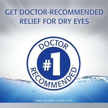 Refresh Optive Advanced Eye Drops, 0.33 Fl Oz - Twin Pack for Superior Eye Care