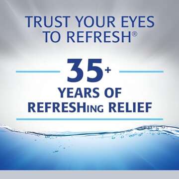 Refresh Optive Advanced Eye Drops for Dry Eyes - Twin Pack