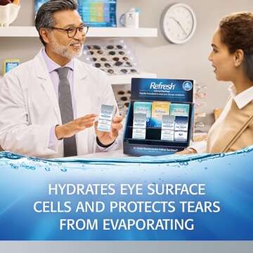 Refresh Optive Advanced Eye Drops for Dry Eyes - Twin Pack