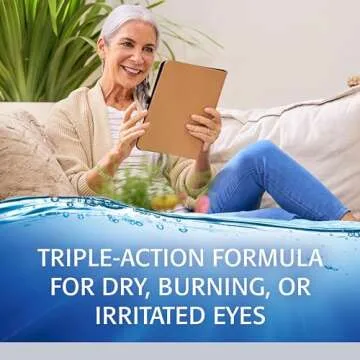 Refresh Optive Advanced Eye Drops for Dry Eyes - Twin Pack