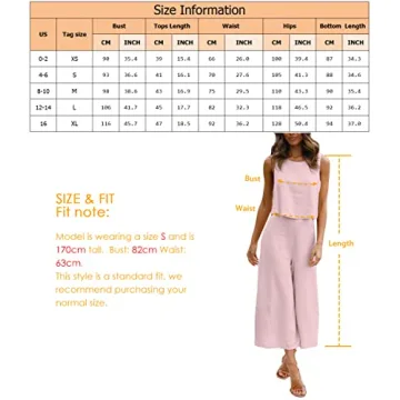 Stylish ROYLAMP Women's Summer 2 Piece Outfits Set