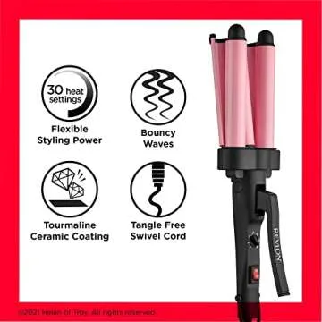 Revlon 3 Barrel Jumbo Hair Waver for Easy Gorgeous Waves