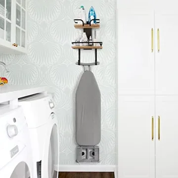 VINAEMO 2-Layer Ironing Board Holder for Home Organization