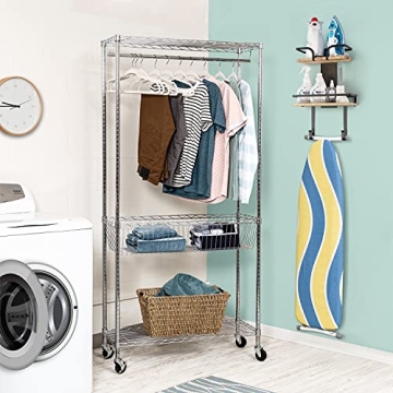 VINAEMO 2-Layer Ironing Board Holder for Home Organization