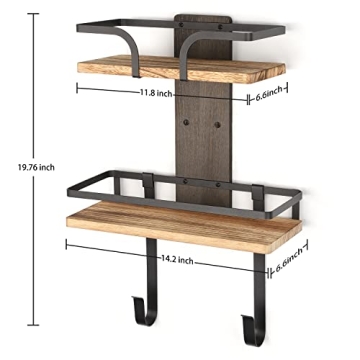 VINAEMO 2-Layer Ironing Board Holder for Home Organization