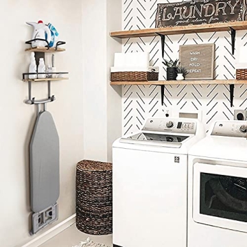 VINAEMO 2-Layer Ironing Board Holder for Home Organization