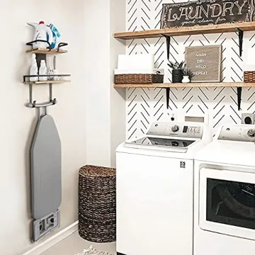 VINAEMO 2-Layer Ironing Board Holder for Home Organization